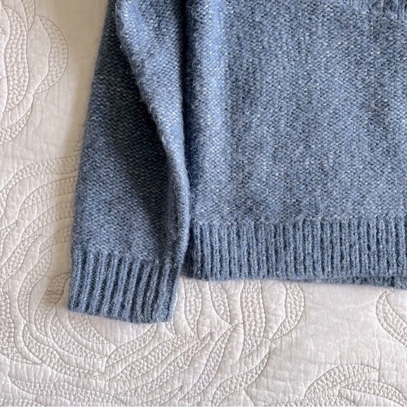 The GREAT - Shrunken Hearth Cardigan - Salt Water Blue - Picture 13 of 15